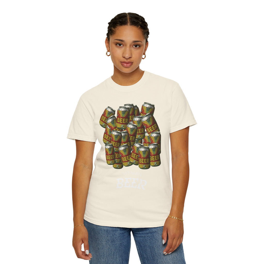 "Vitamin Beer 5" Unisex Garment-Dyed T-shirt