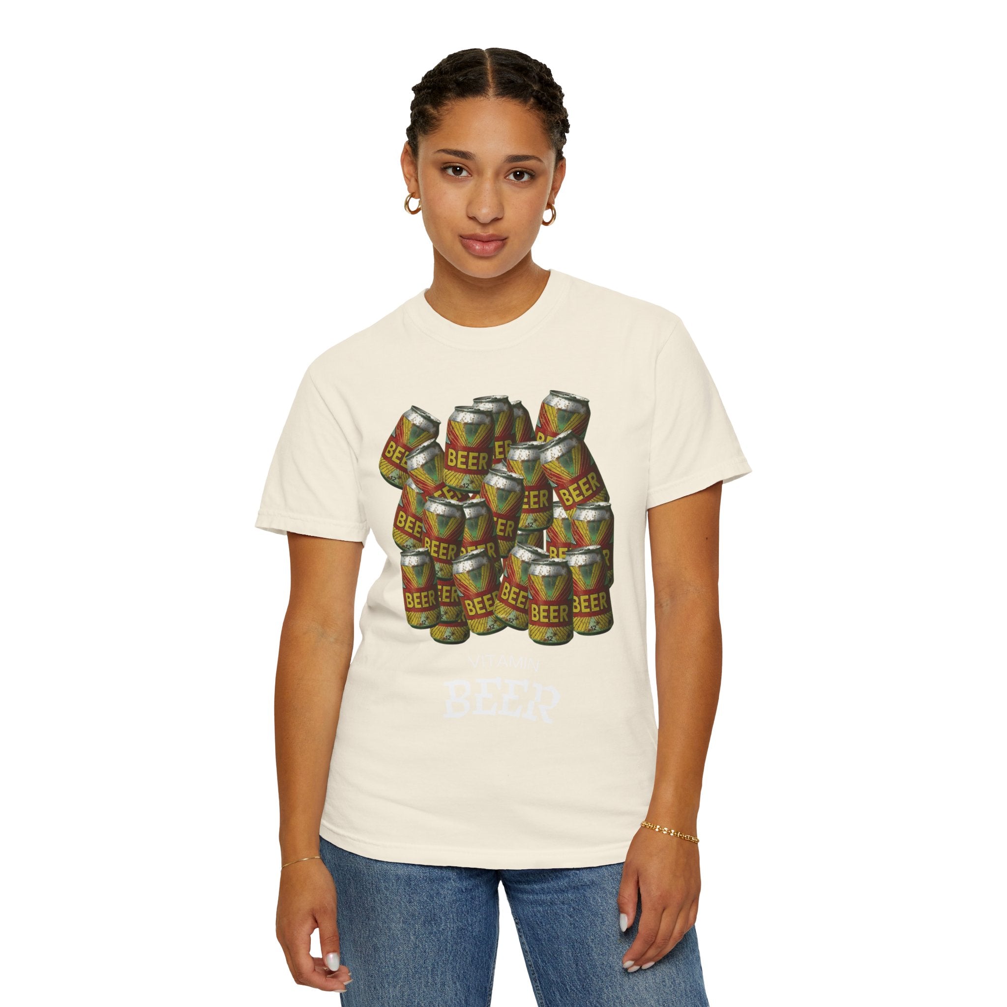 "Vitamin Beer 5" Unisex Garment-Dyed T-shirt