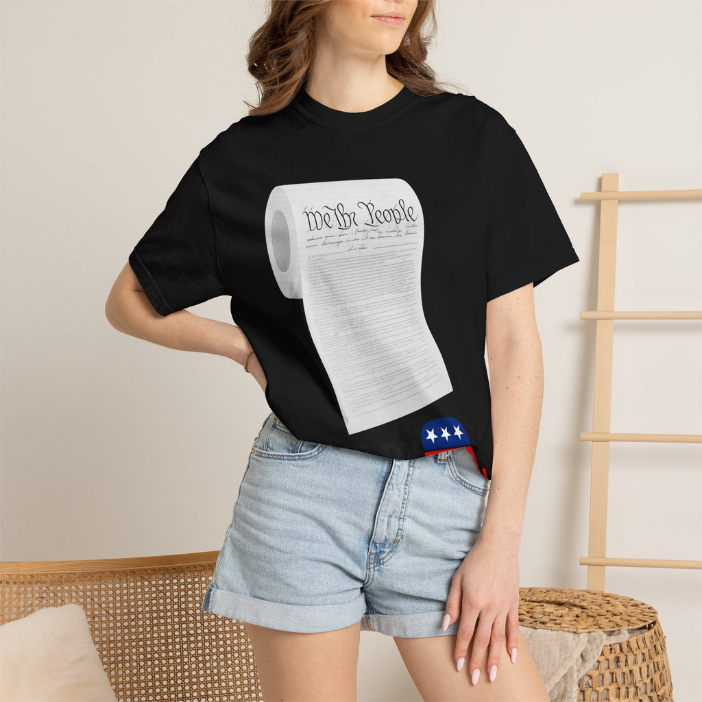 "Constitution Toilet Paper" Unisex Garment-Dyed T-shirt