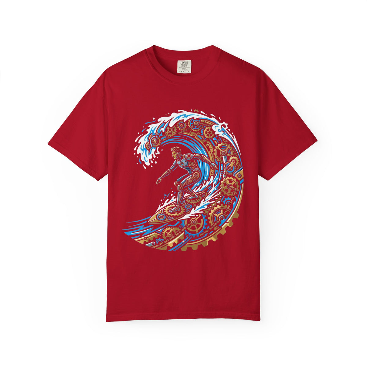 Color: Red | Time Surfer Unisex Garment-Dyed Tee