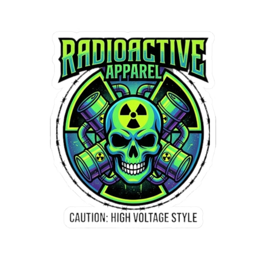 "Radioactive Apparel" Sticker — Main