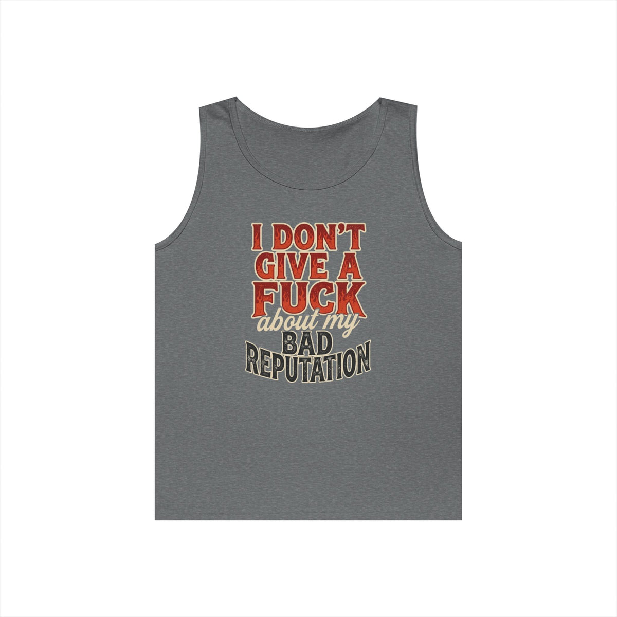 Color: Graphite Heather | Bad Reputation Tank Top