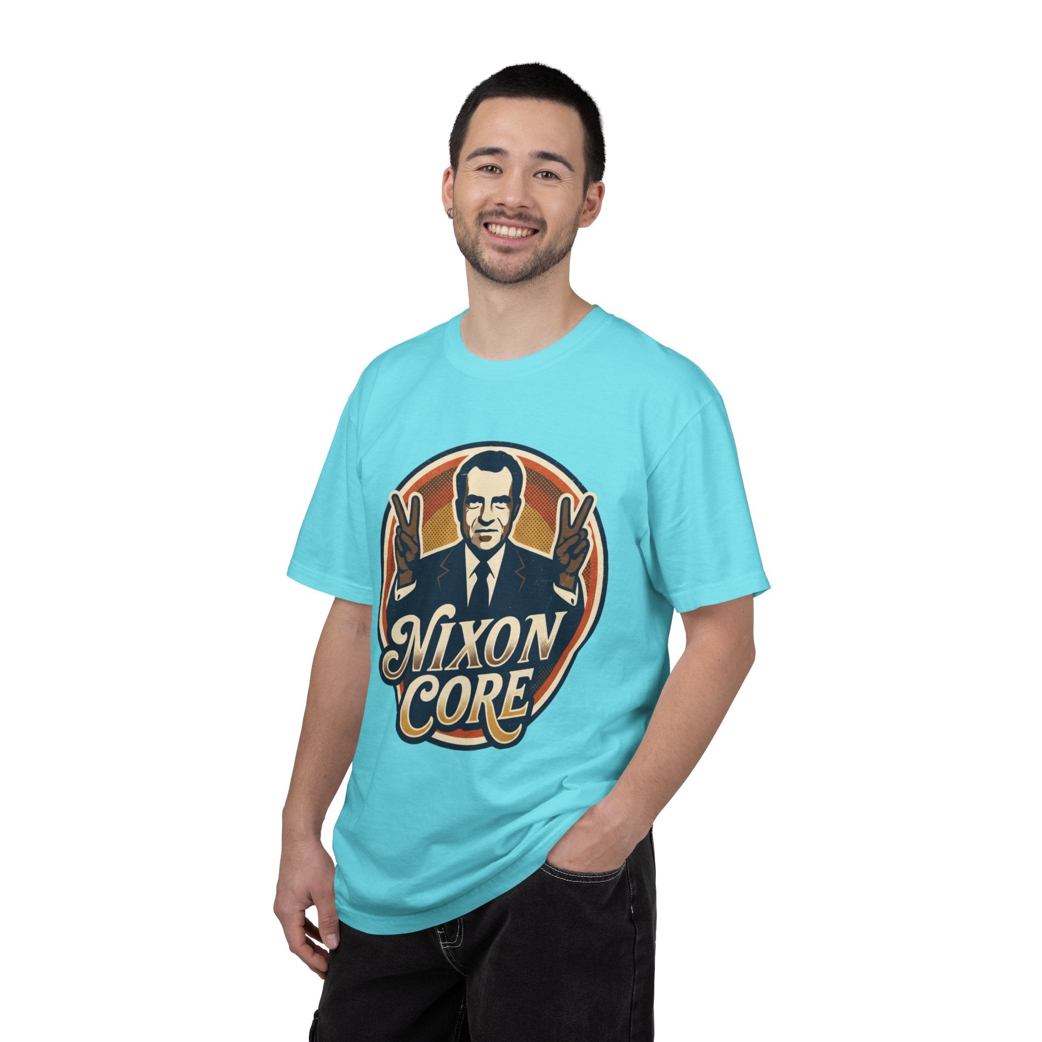 "Nixon Core" Unisex Garment-Dyed Tee