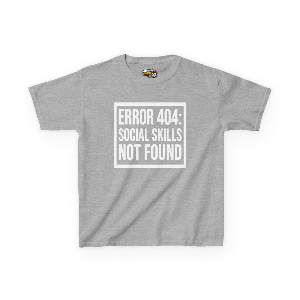 "Social Skills Not Found" Kids Tee