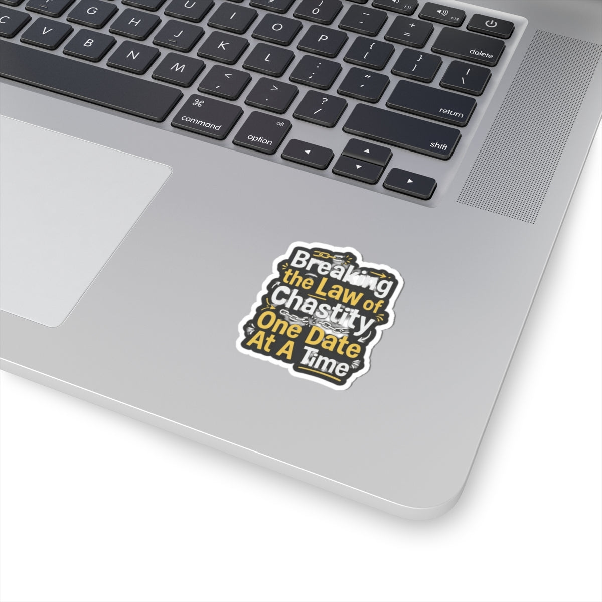 "Breaking the Law of Chastity" Sticker — Main