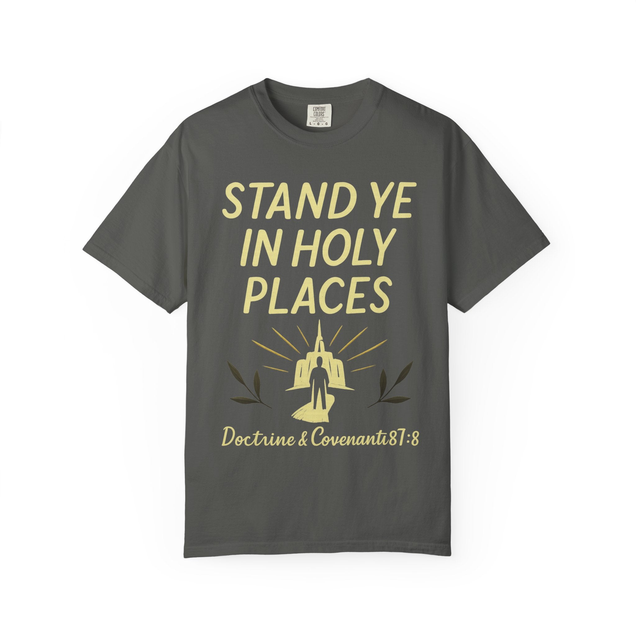 "Stand in Holy Places" Unisex Garment-Dyed T-shirt