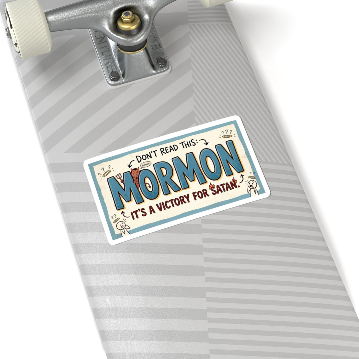 Devil's Dictionary: Mormon Edition | Kiss-Cut Sticker — AttitudeShirts