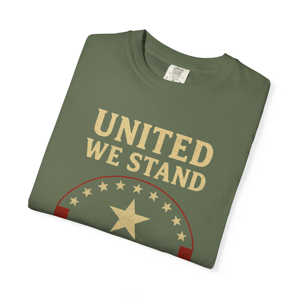 "Divided We Fall" Unisex Garment-Dyed T-shirt