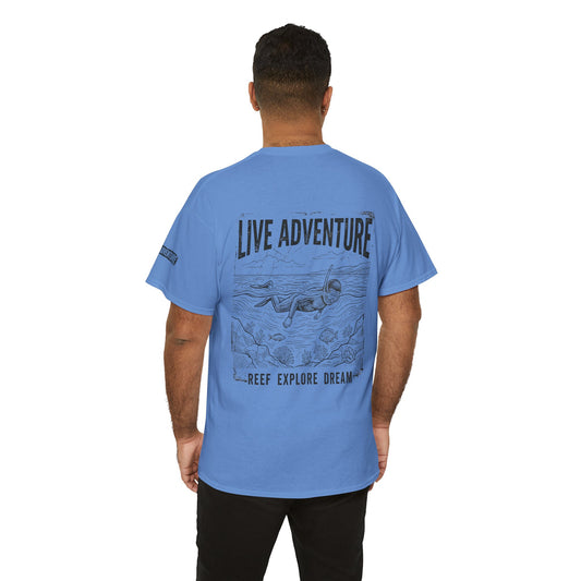 "Live Adventure Surfing" Premium Graphic Tee