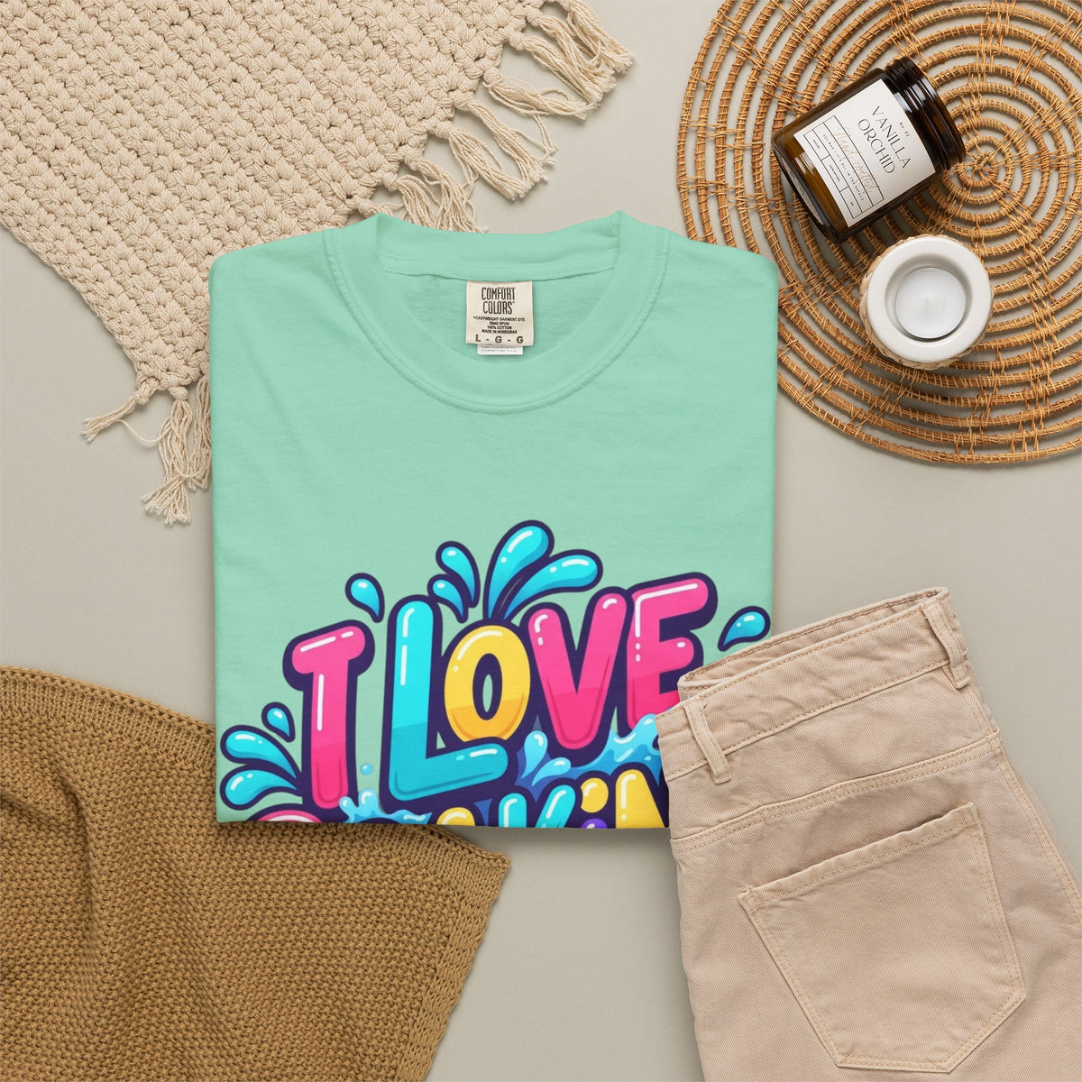 I Love Soaking Unisex Garment-Dyed Tee