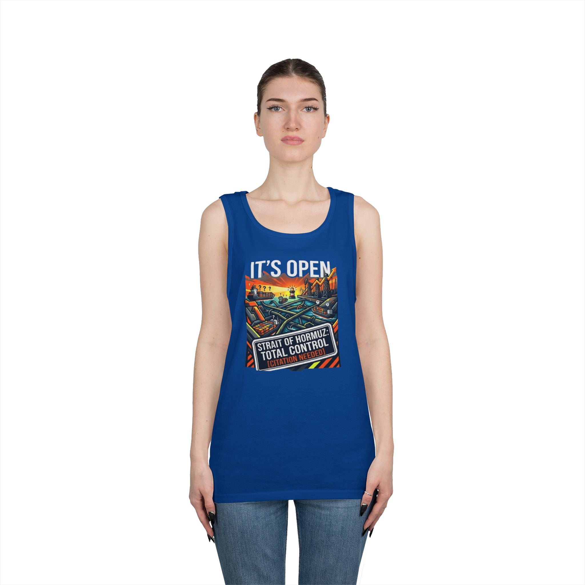 "Straight Of Hormuz is Open" Tank Top