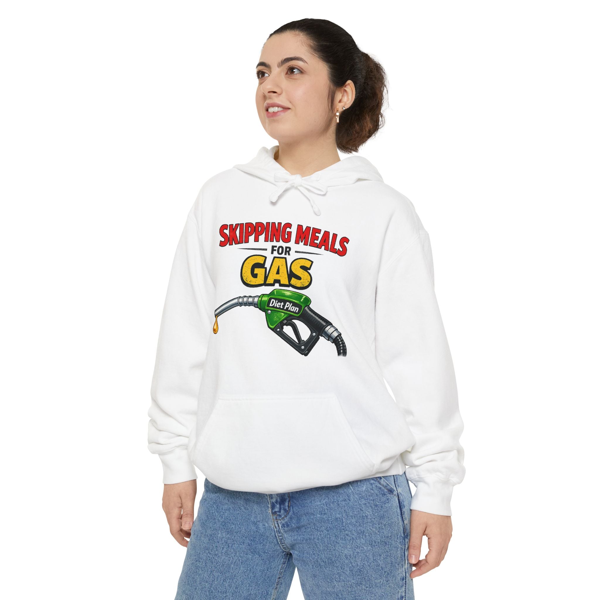 My Gas Diet Plan | Garment-Dyed Hoodie — AttitudeShirts