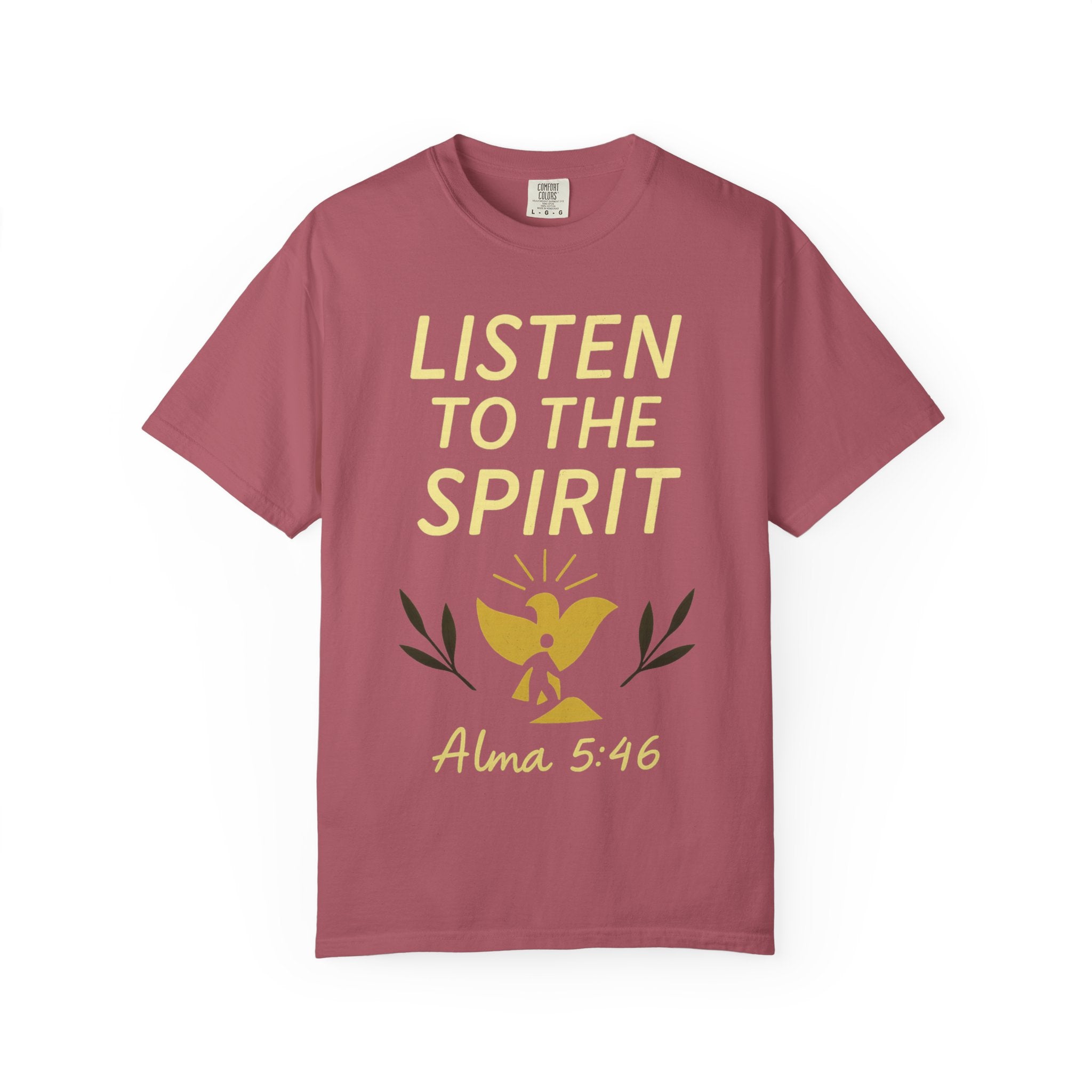 "Listen to the Spirit" Unisex Garment-Dyed T-shirt