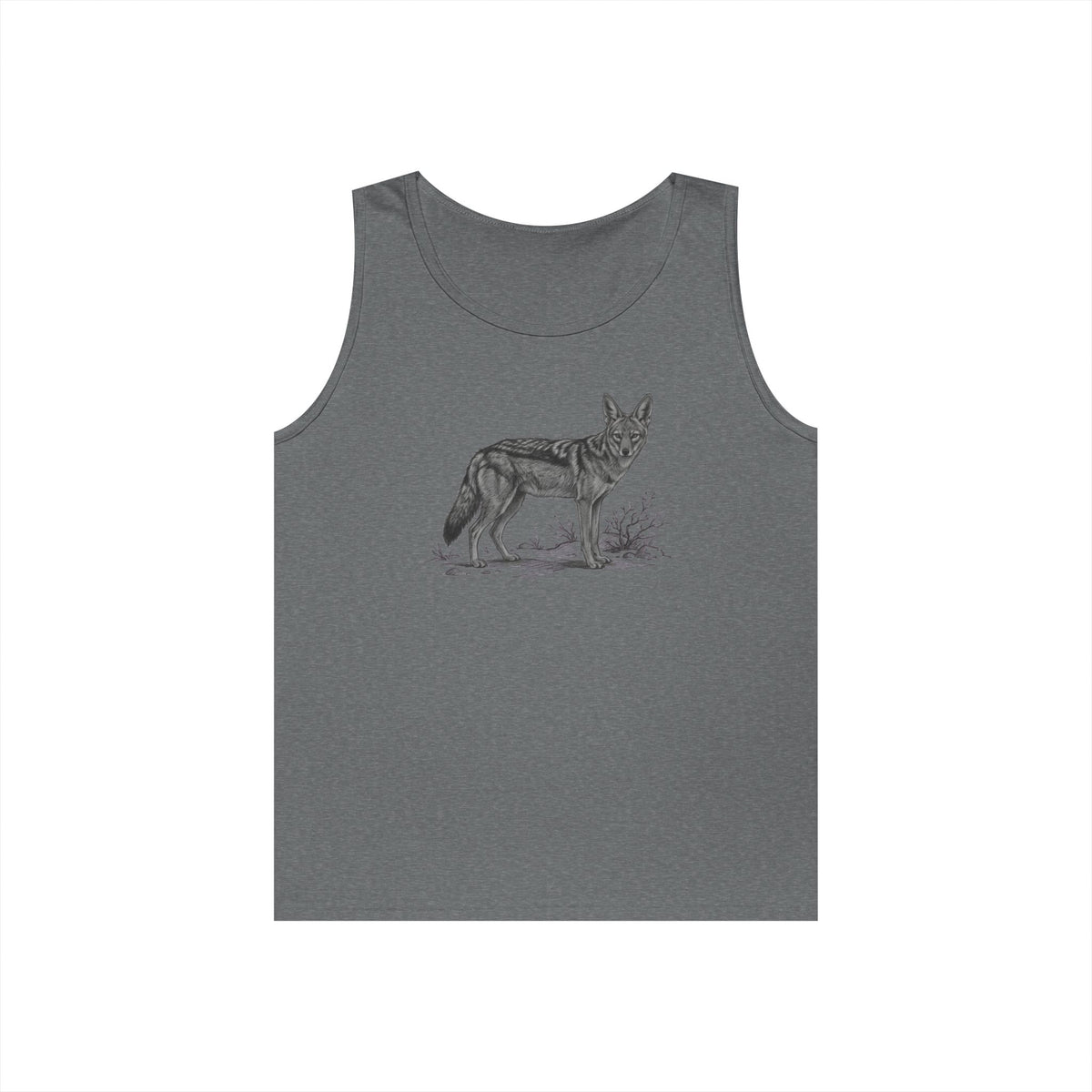 "Pencil Sketch Art Coyote" Tank Top
