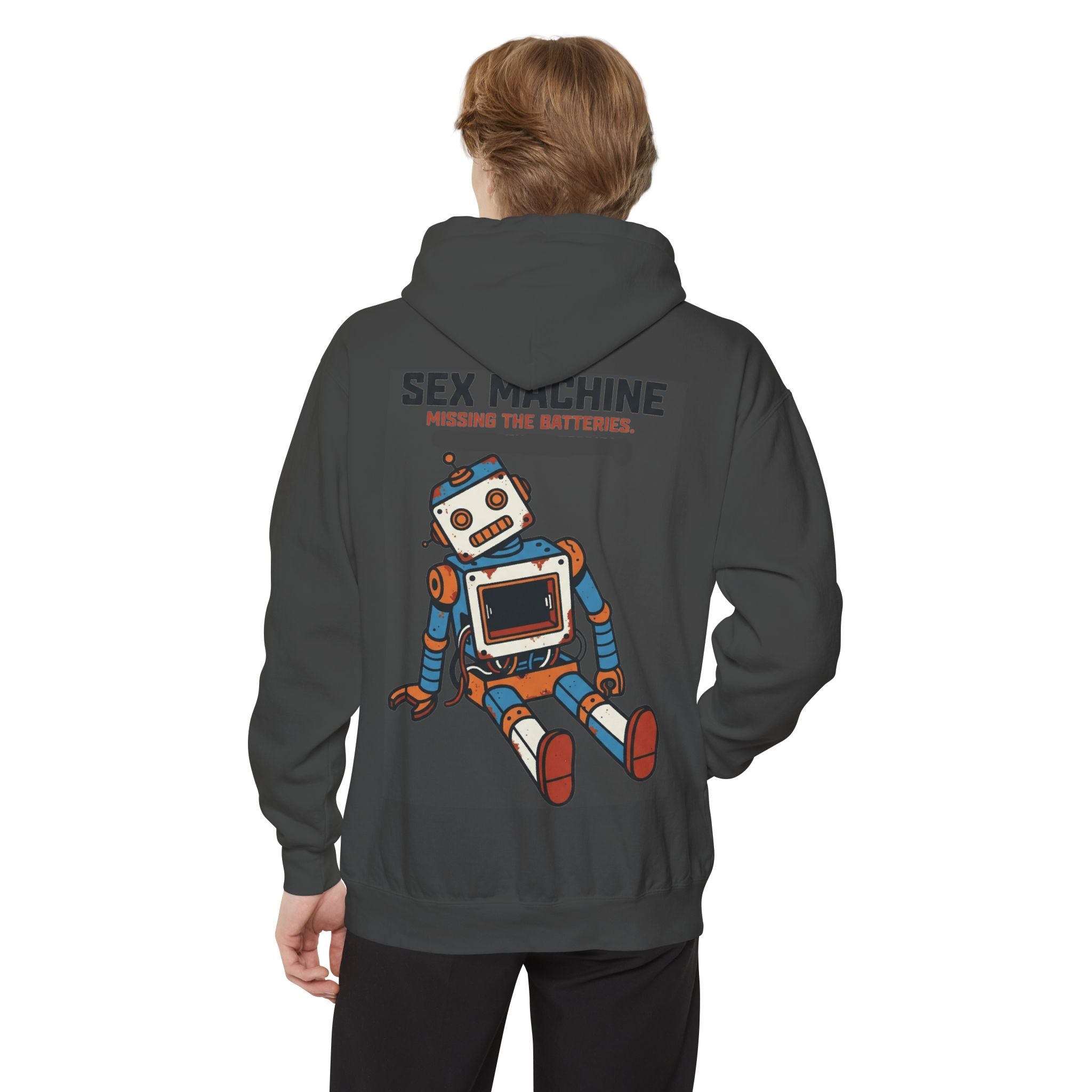 "Sex Machine" Garment-Dyed Hoodie