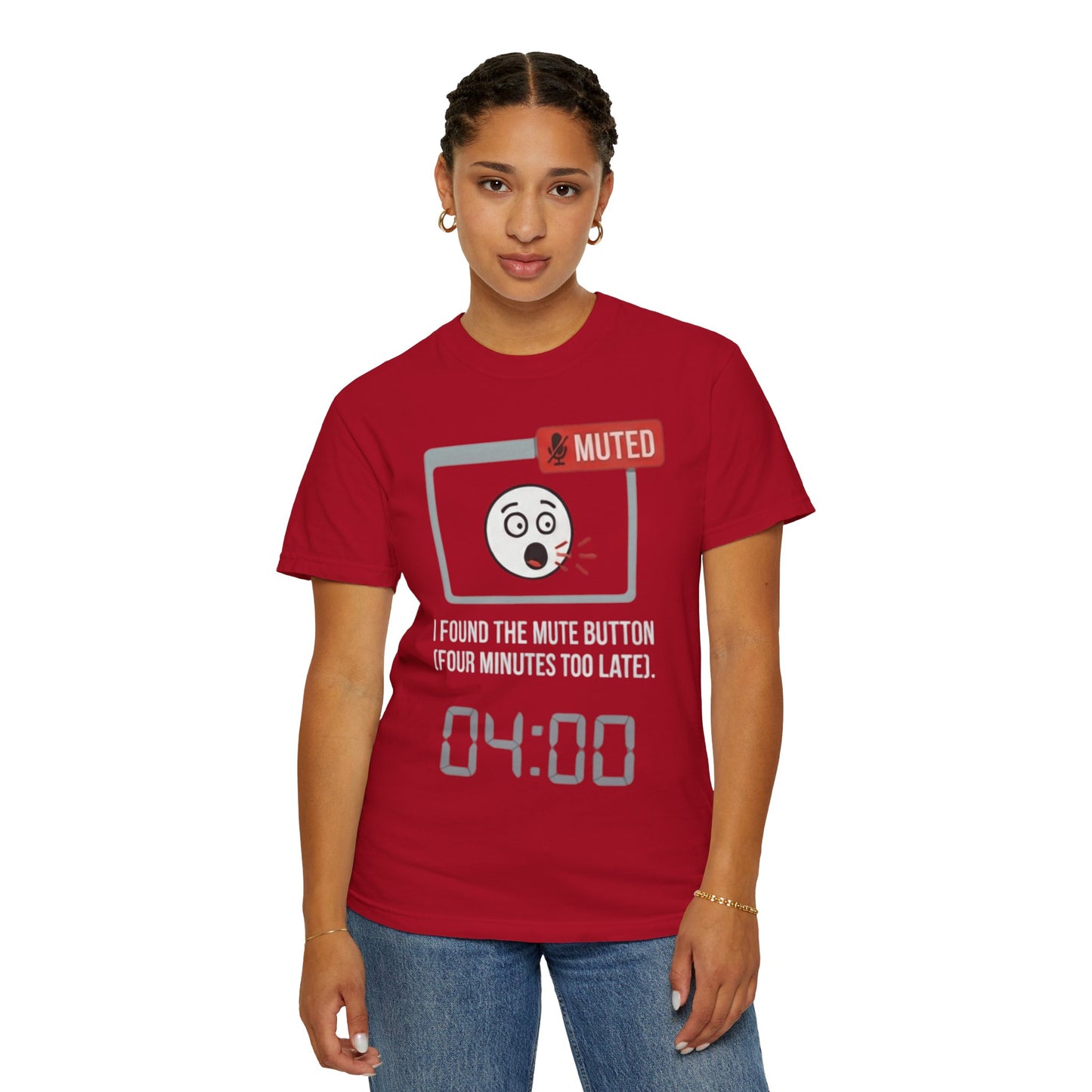 "I Found The Mute" Unisex Garment-Dyed Tee