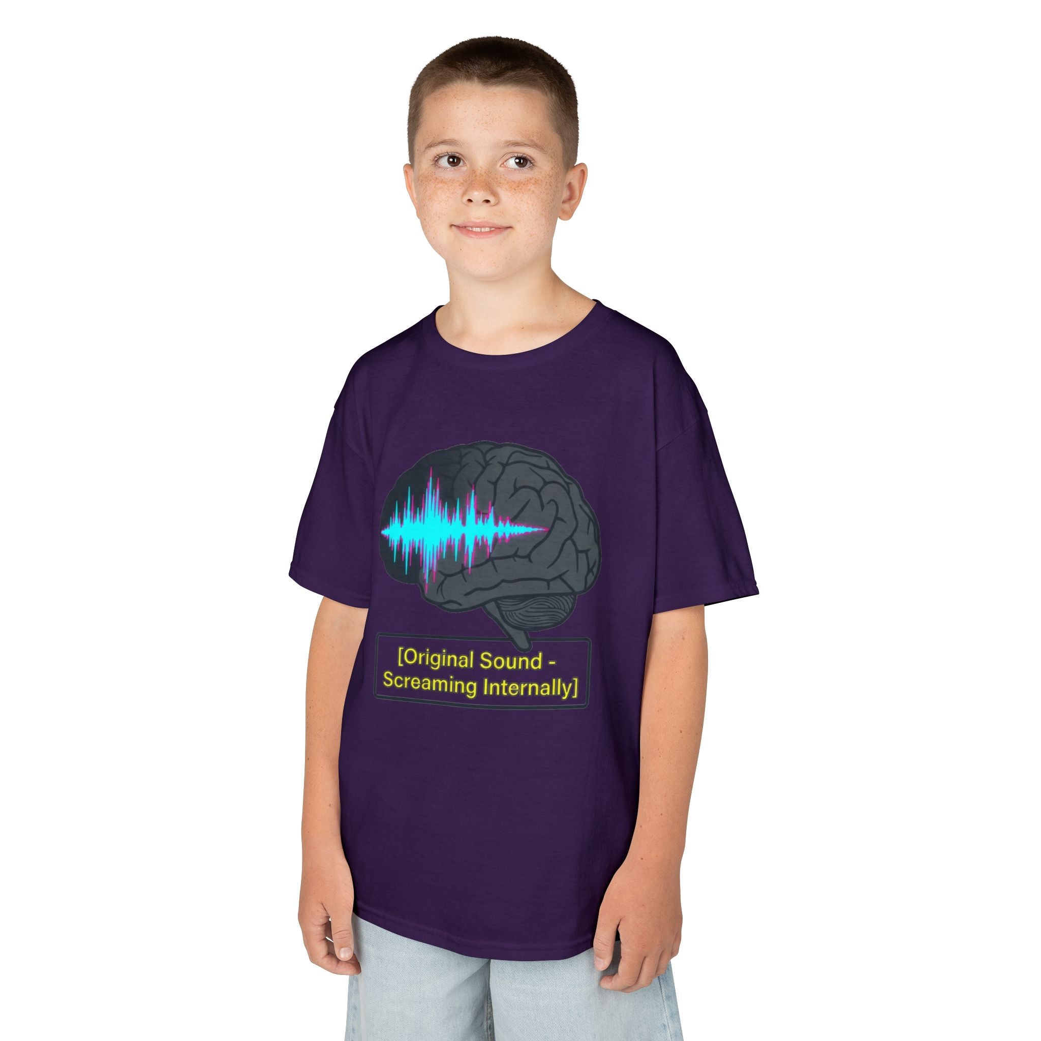 "Screaming Internally" Kids Tee