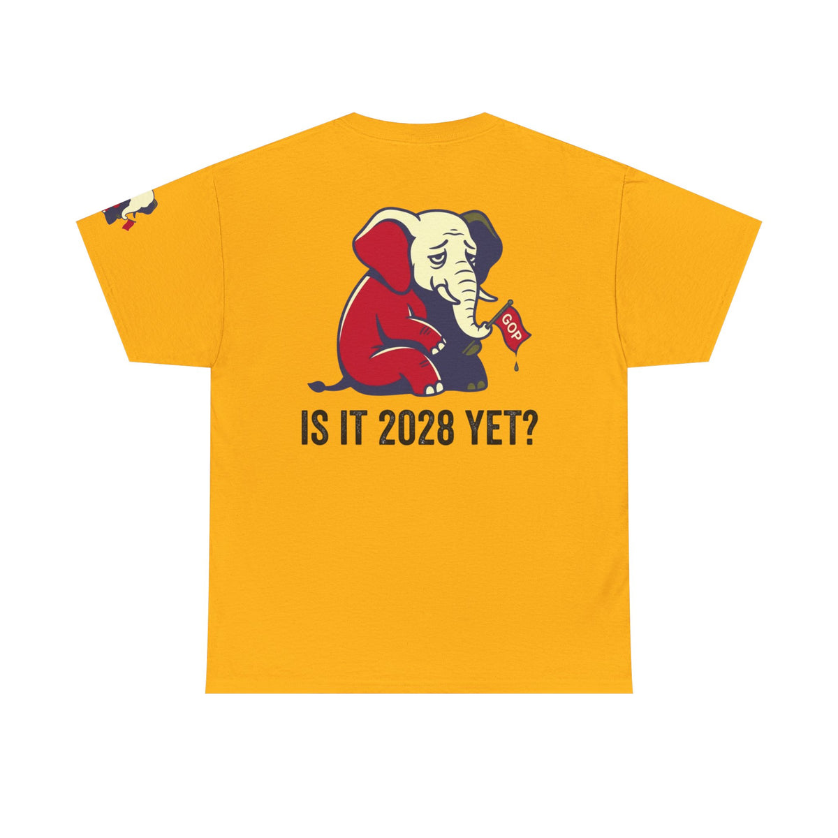 Color: Gold | Is It 2028 Yet Premium Graphic Tee