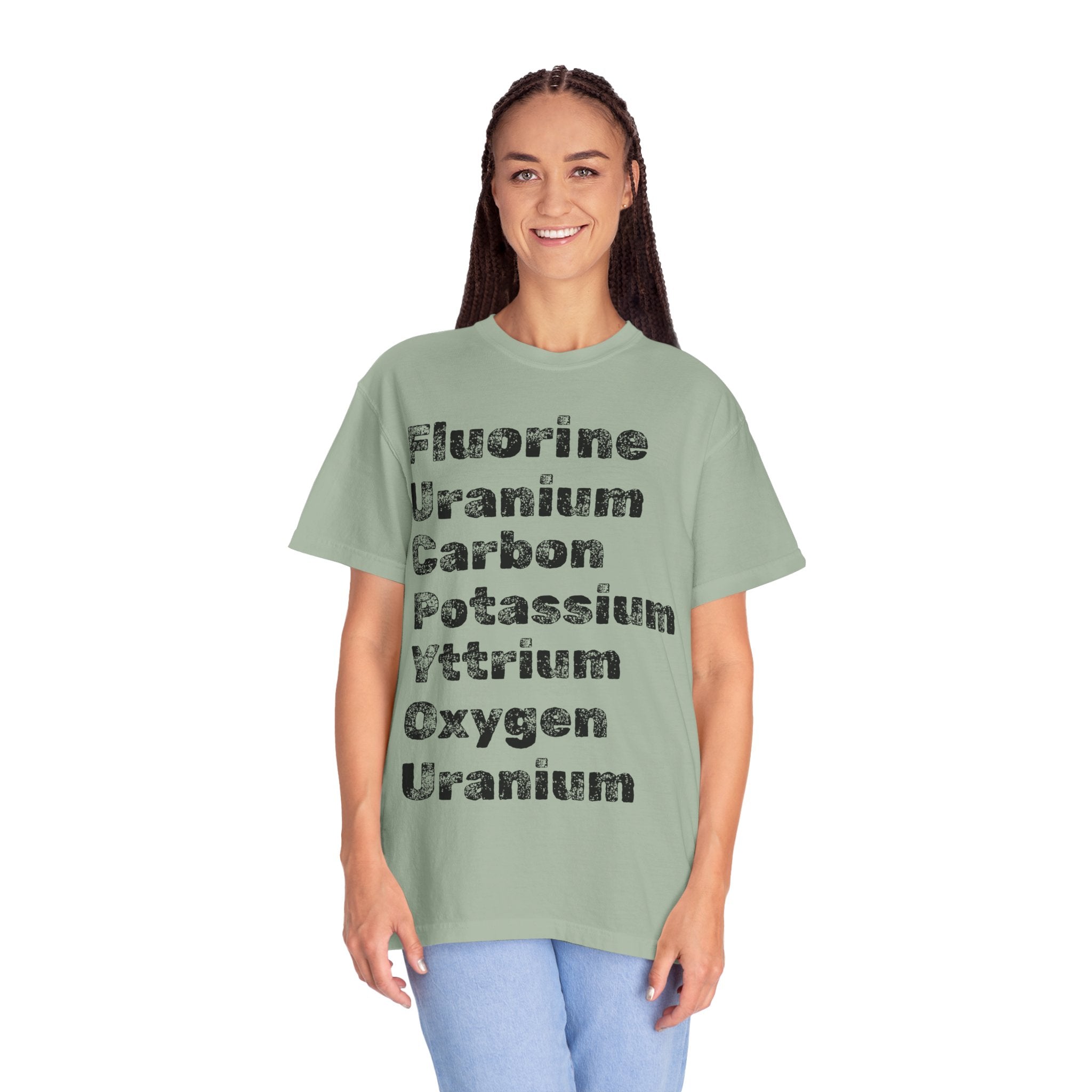 "Periodic Salt" Unisex Garment-Dyed T-shirt