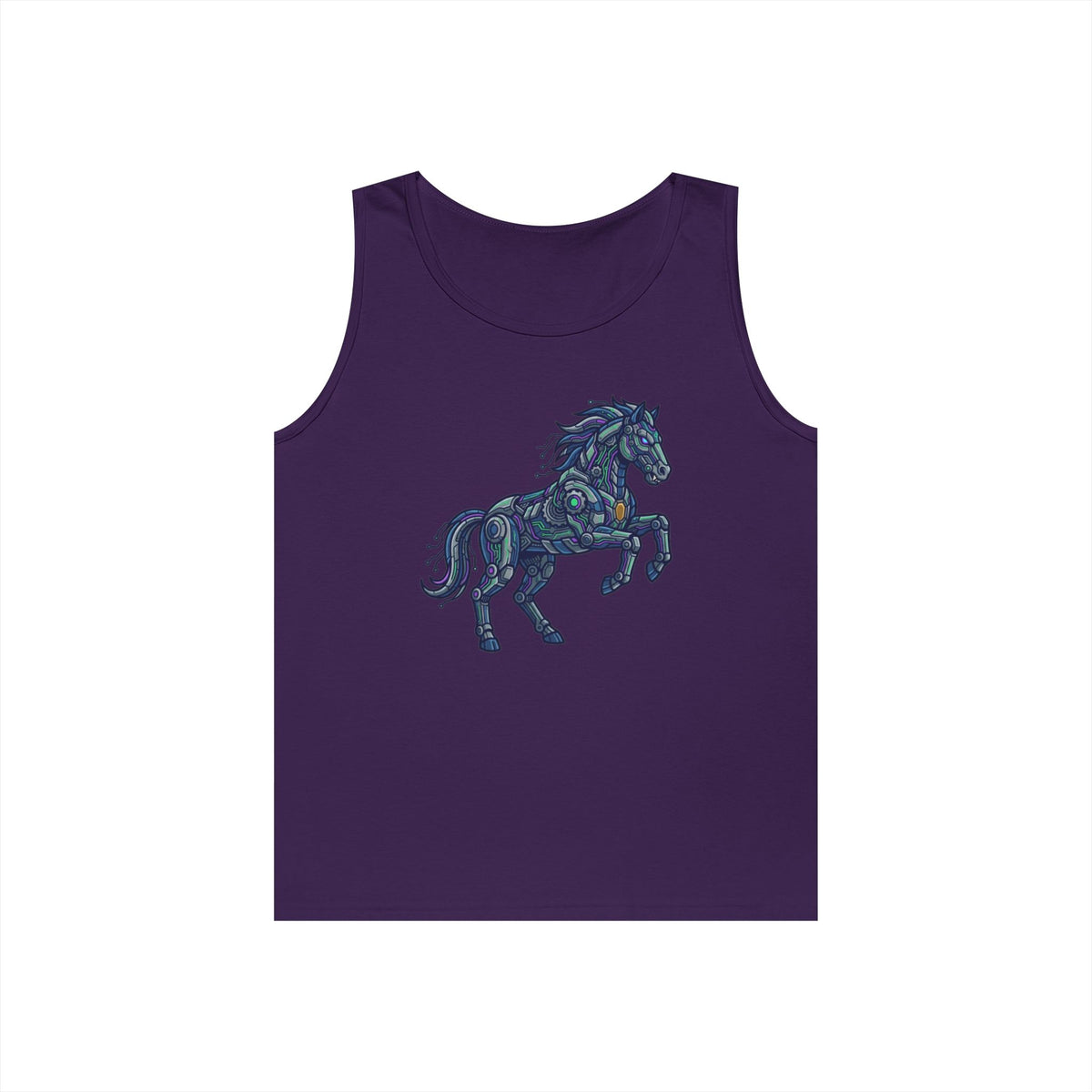 Color: Purple | Cyber Mustang Tank Top