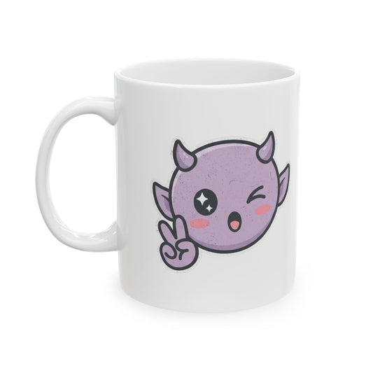 "Good Book Series He Called Them Out Of Me" White Ceramic Mug — Graphic