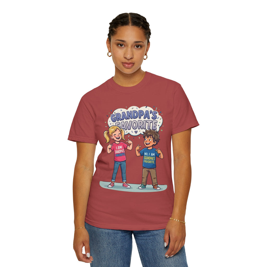 "Grandpa's Favorite" Unisex Garment-Dyed Tee