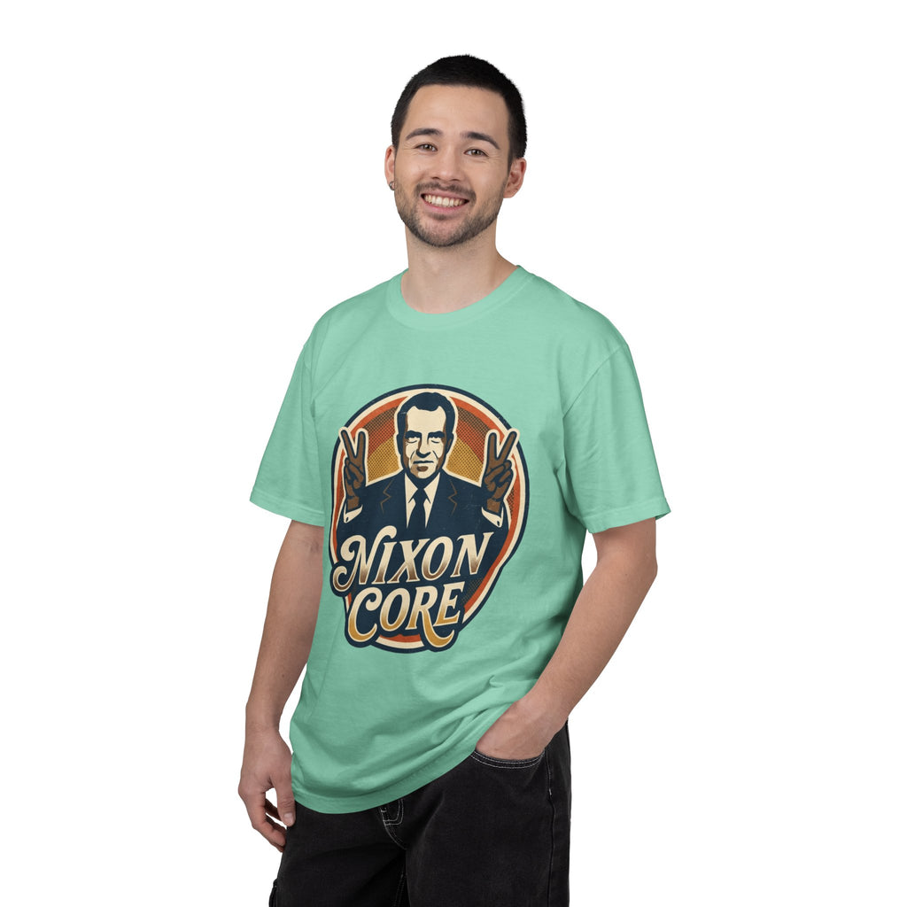 "Nixon Core" Unisex Garment-Dyed Tee
