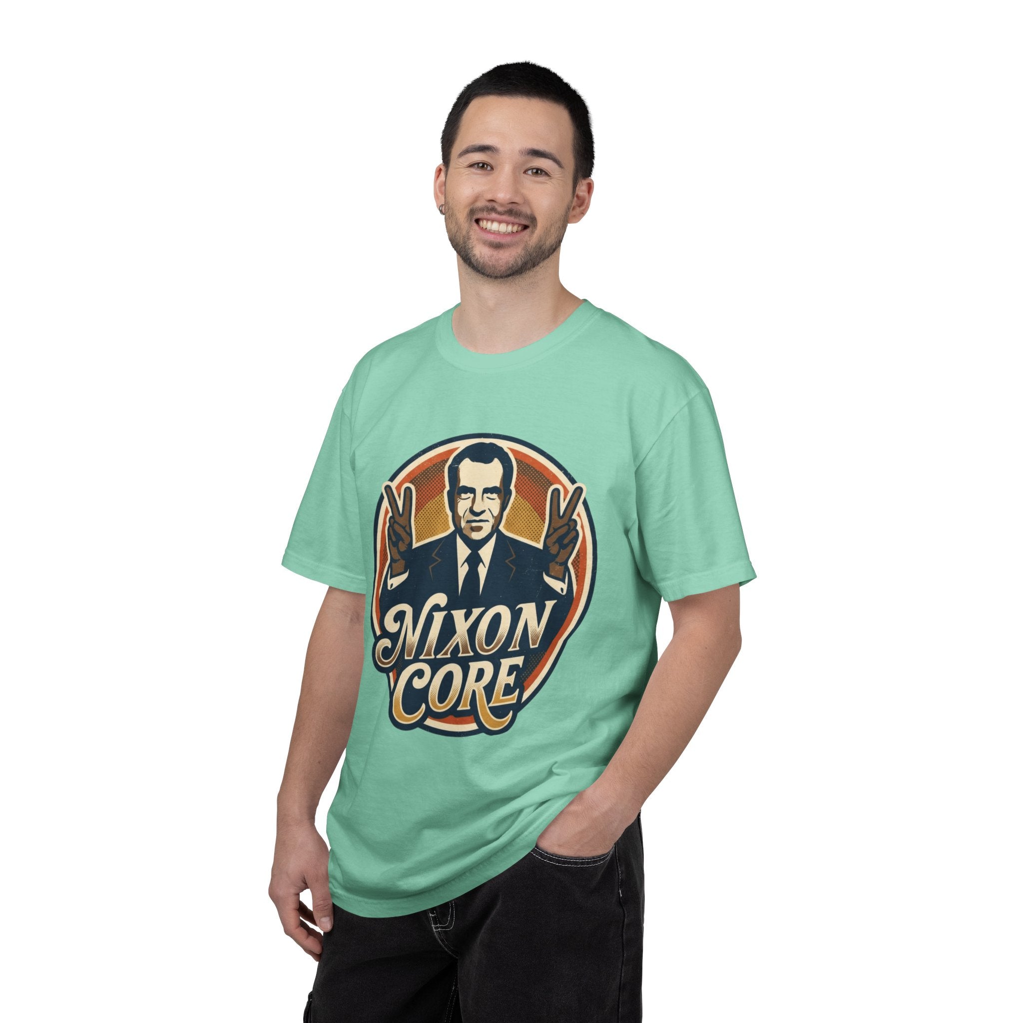 "Nixon Core" Unisex Garment-Dyed Tee