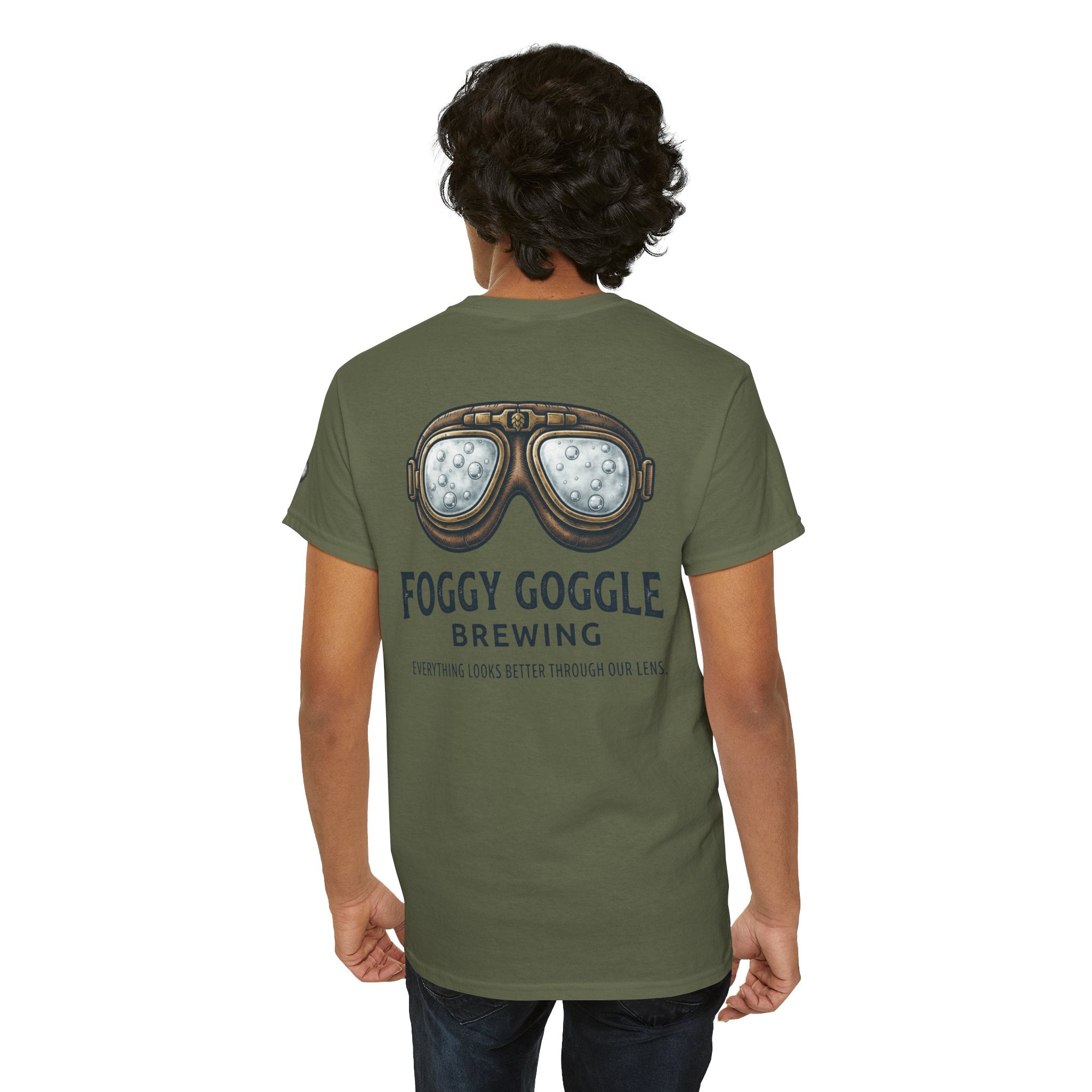 "Foggy Goggle Brewing" Premium Graphic Tee