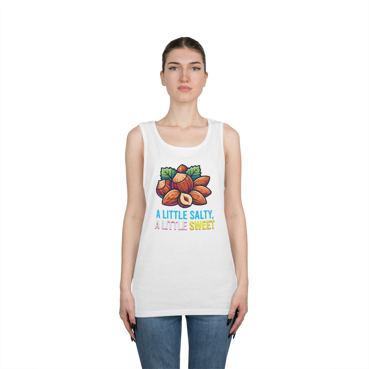 Color: White | A Little Salty, A Little Sweet Tank Top