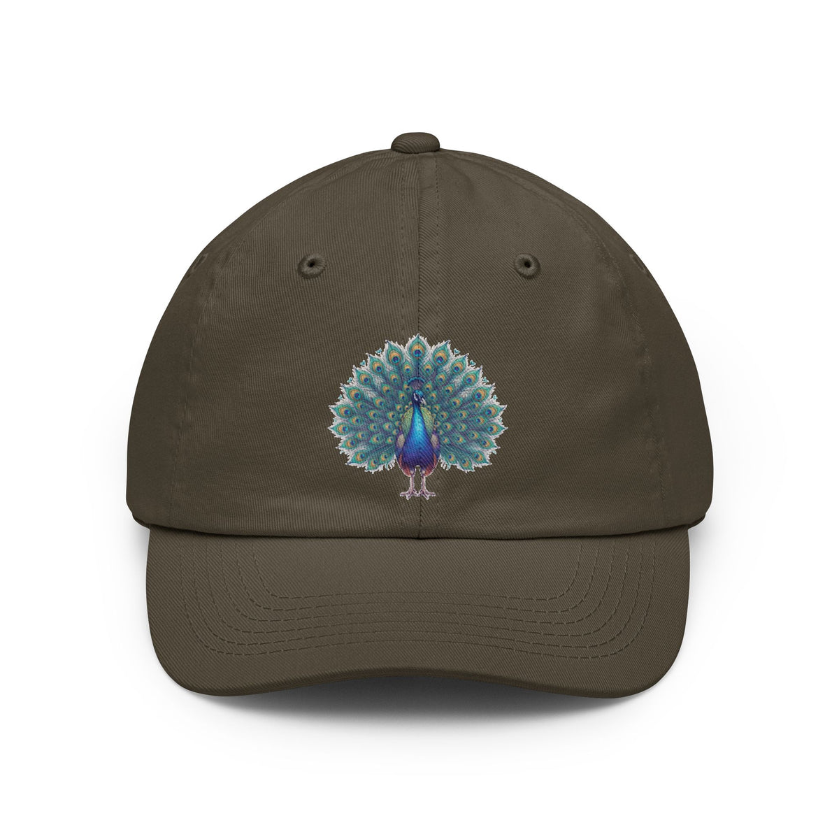 Color: Olive | Hippy Peacock Dad Hat