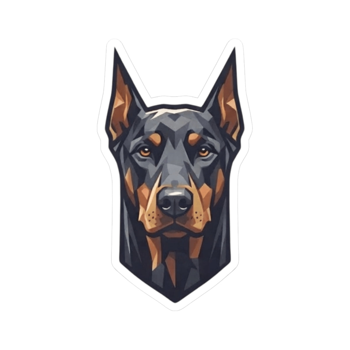 "Doberman Defender" Sticker