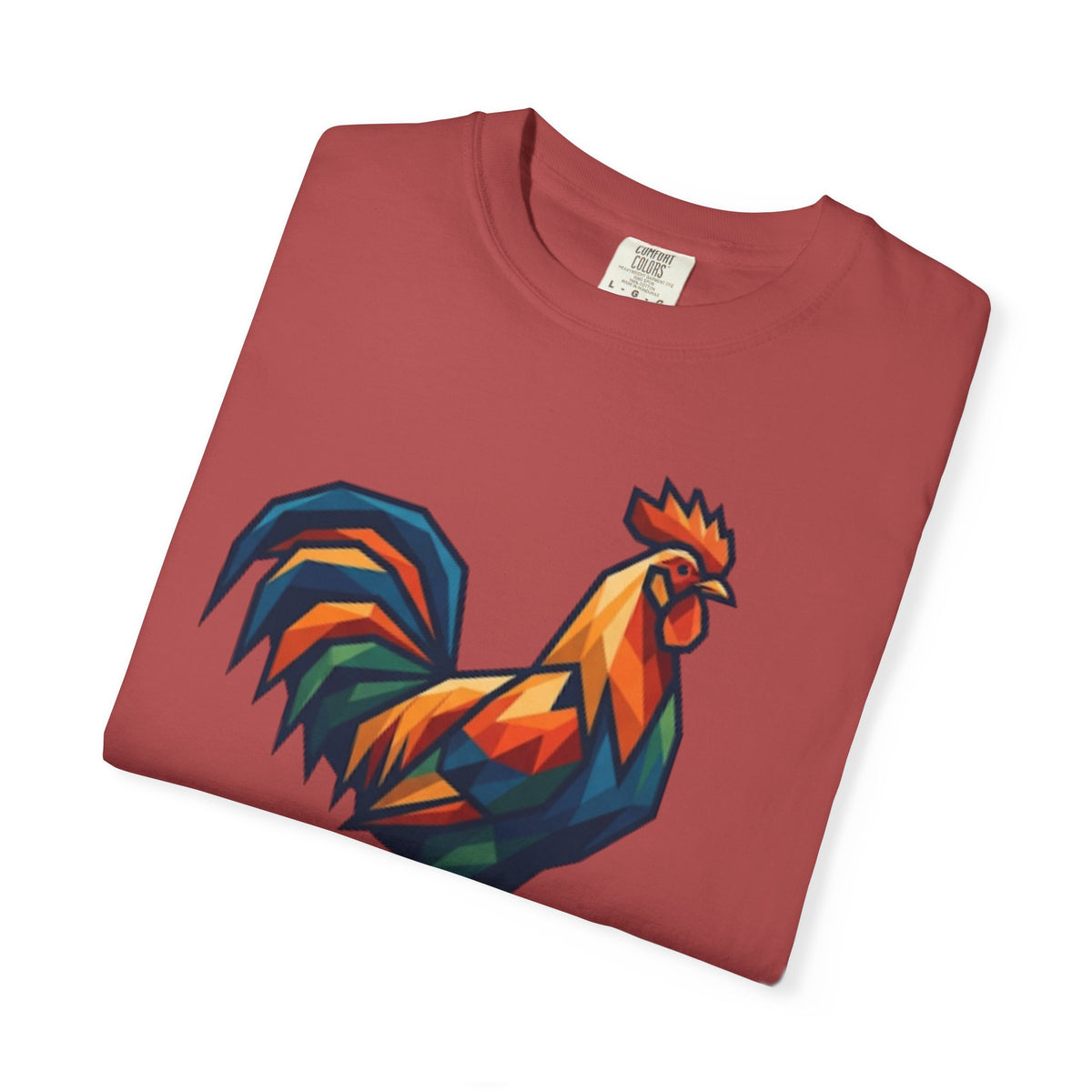 "Barnyard Rooster" Unisex Garment-Dyed Tee