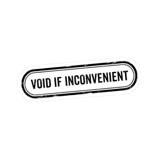 "Conditionally Certified" Sticker