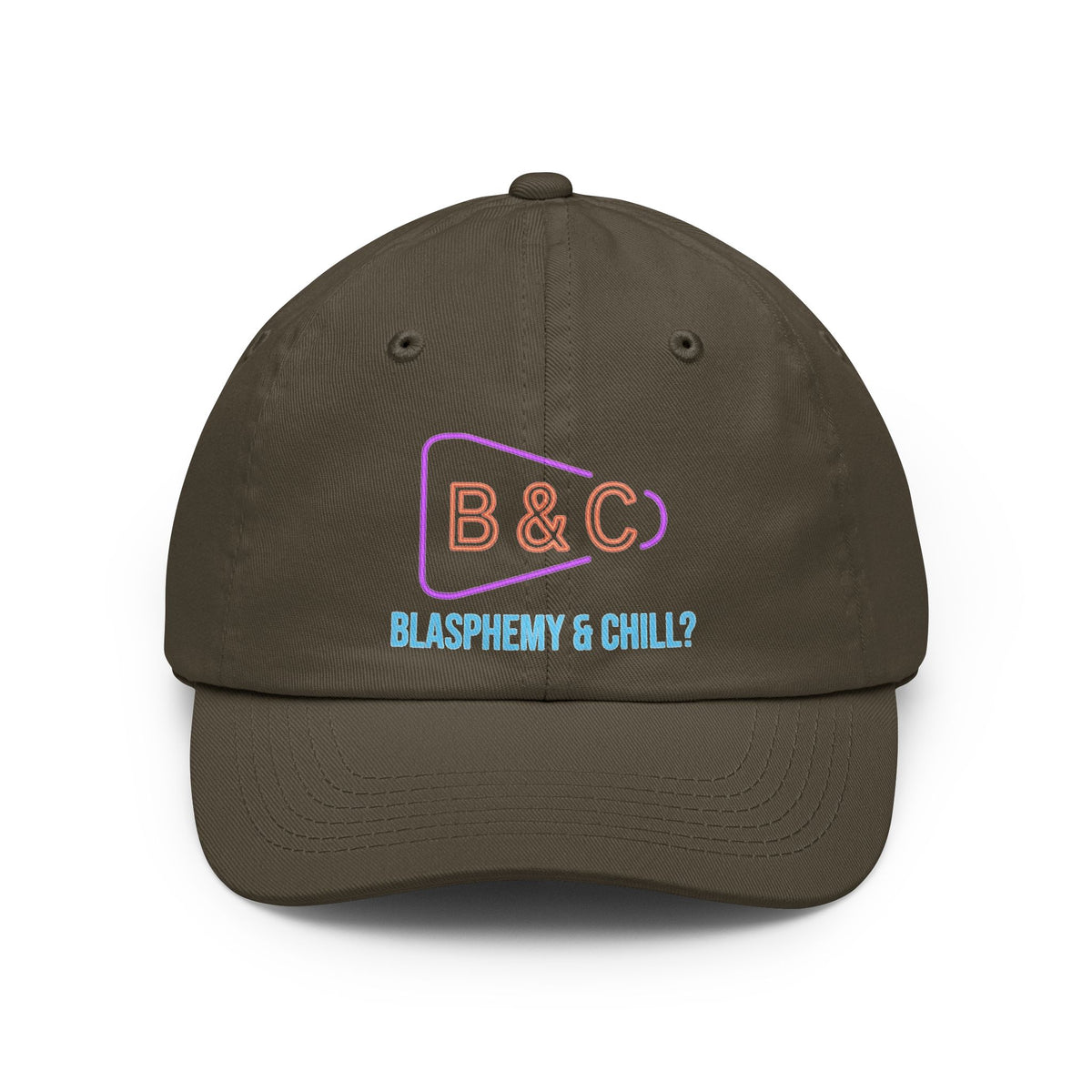 Color: Olive | Good Book Series Blasphemy & Chill Dad Hat