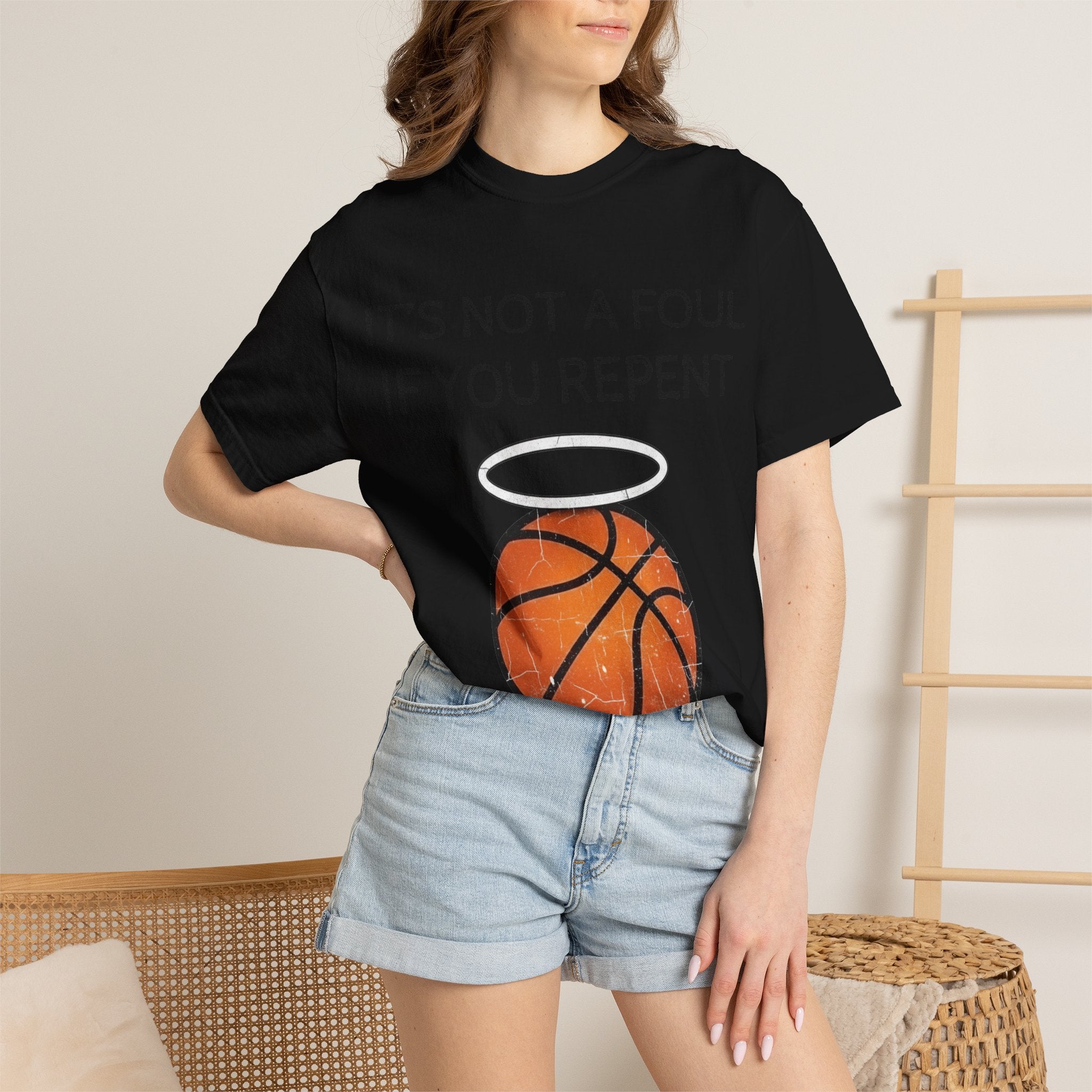 "Not a Foul If You Repent" Unisex Garment-Dyed T-shirt