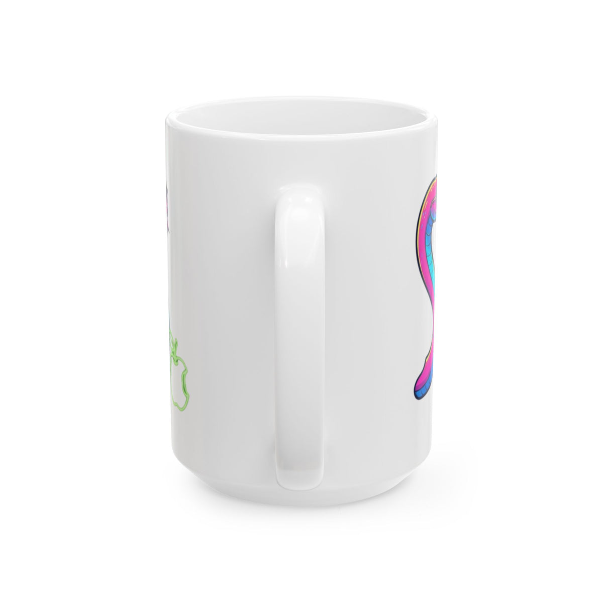 "Good Book Series Naked & Unashamed" White Ceramic Mug — Graphic