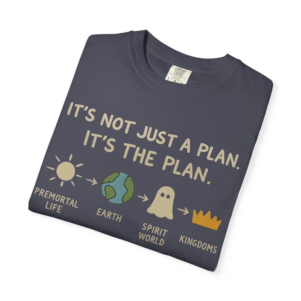 "It's The Plan" Unisex Garment-Dyed T-shirt