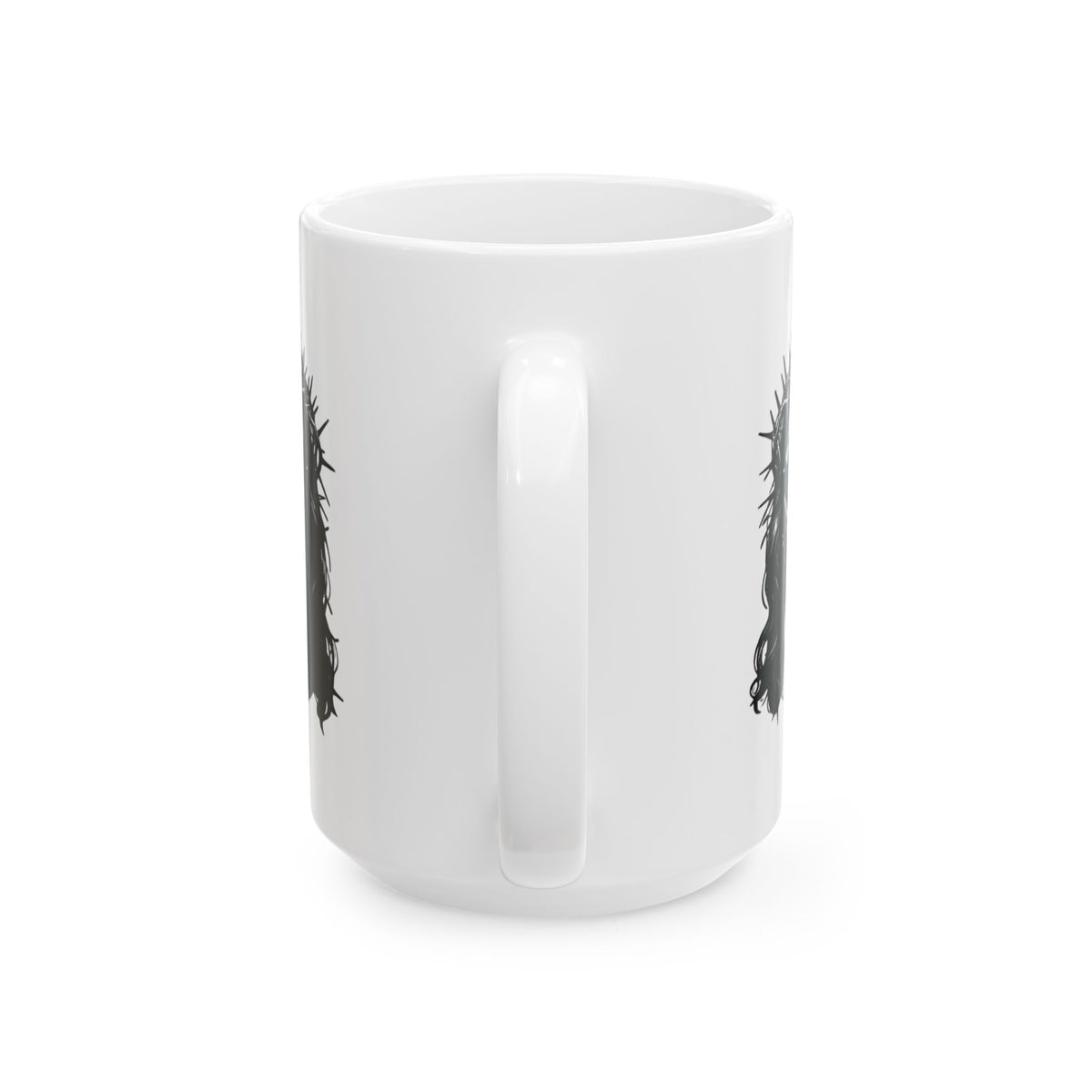 "Good Book Series - Son of A Virgin" White Ceramic Mug — Graphic
