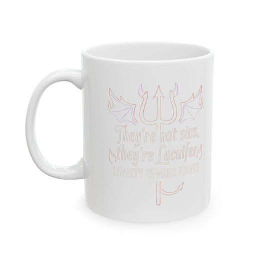 "Lucifer Loyalty" White Ceramic Mug