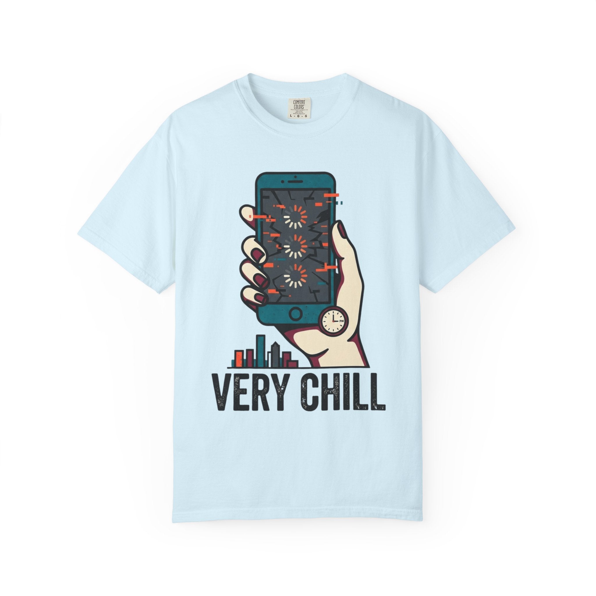 "Very Chill" Unisex Garment-Dyed Tee