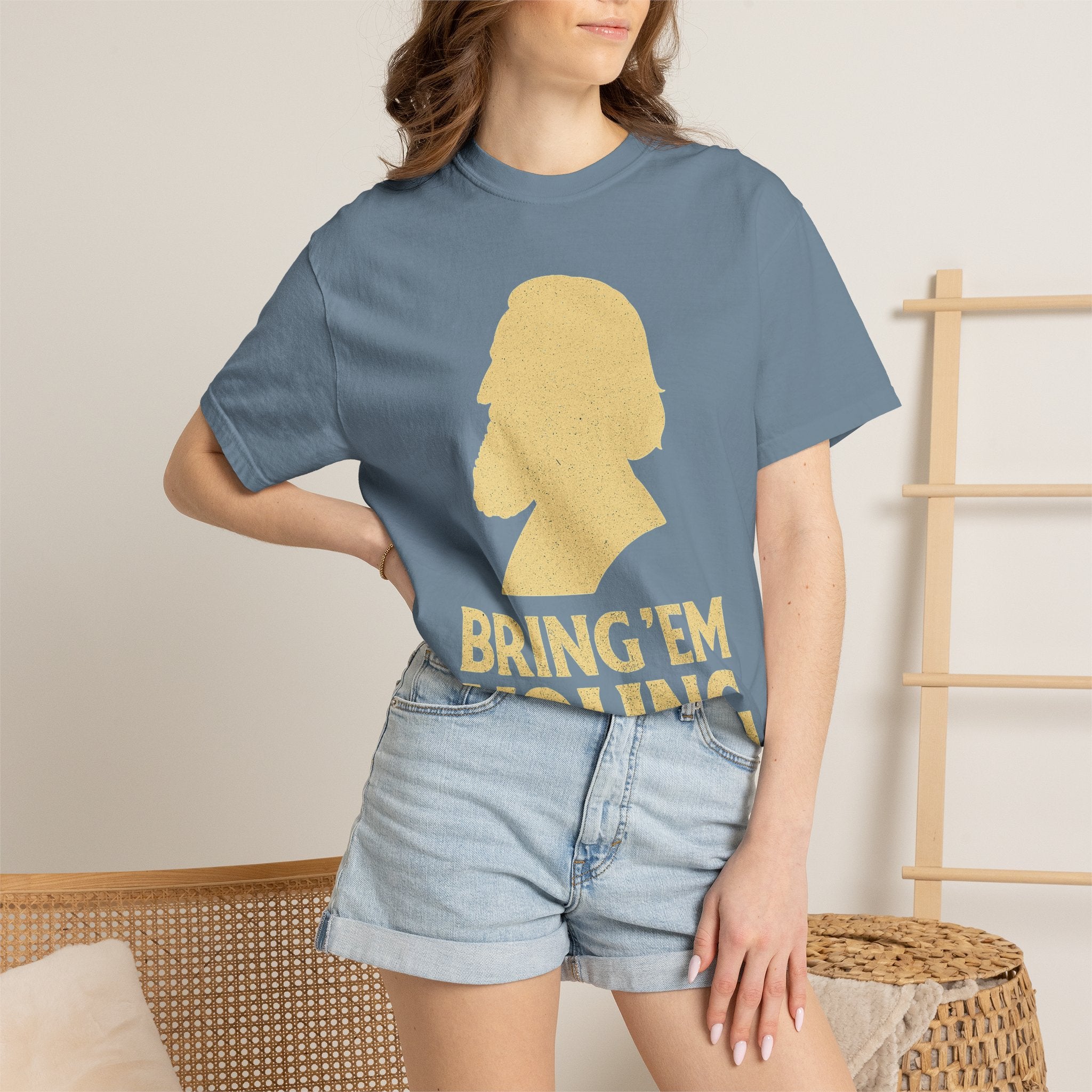 "Bring 'Em Young" Unisex Garment-Dyed T-shirt