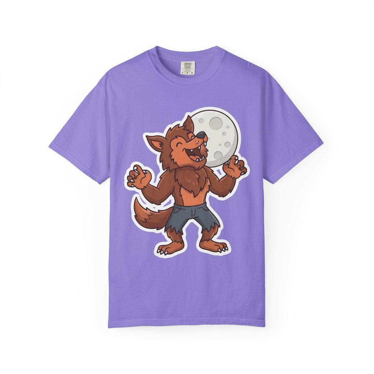 Color: Violet | Werewolf Unisex Garment-Dyed Tee