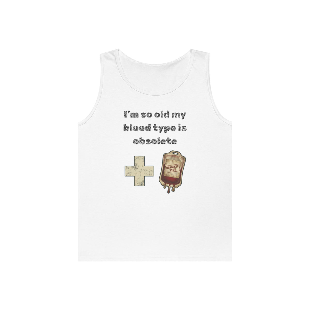 Color: White | Blood Type Tank Top