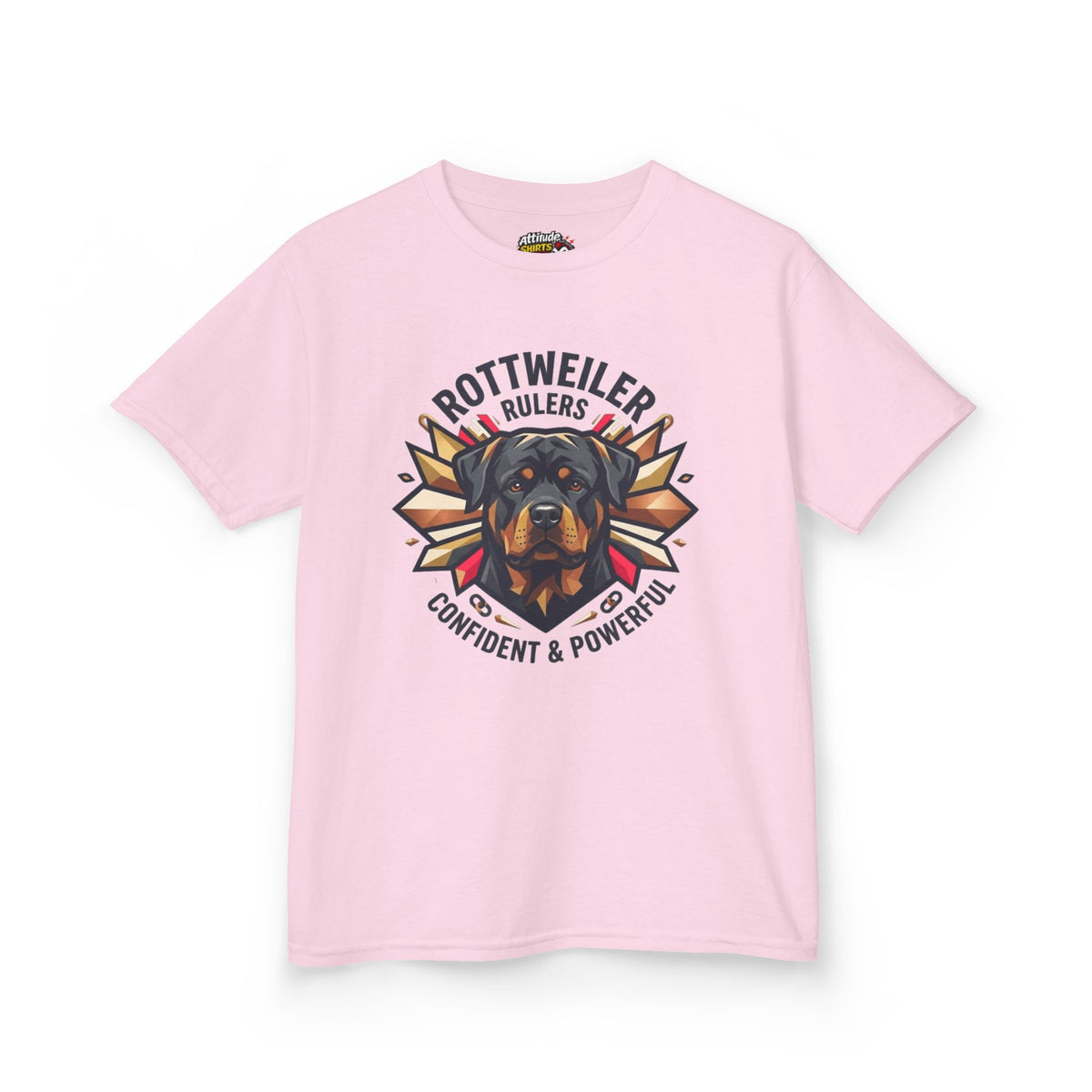 "Rottweiler Rulers Confident Powerful" Kids Tee