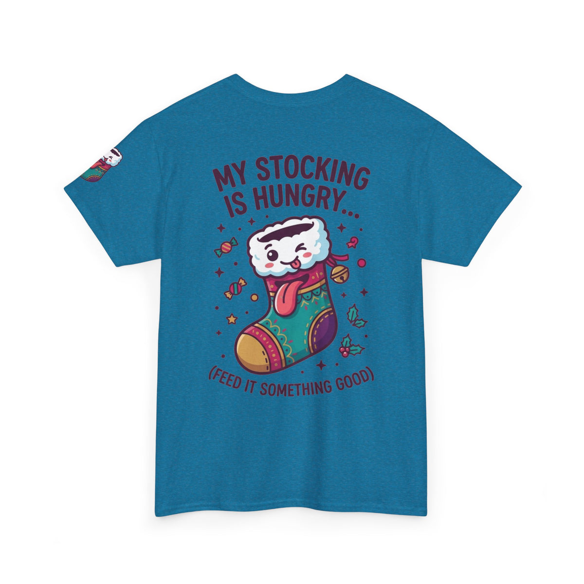 "My Stocking Is Hungry" Premium Graphic Tee