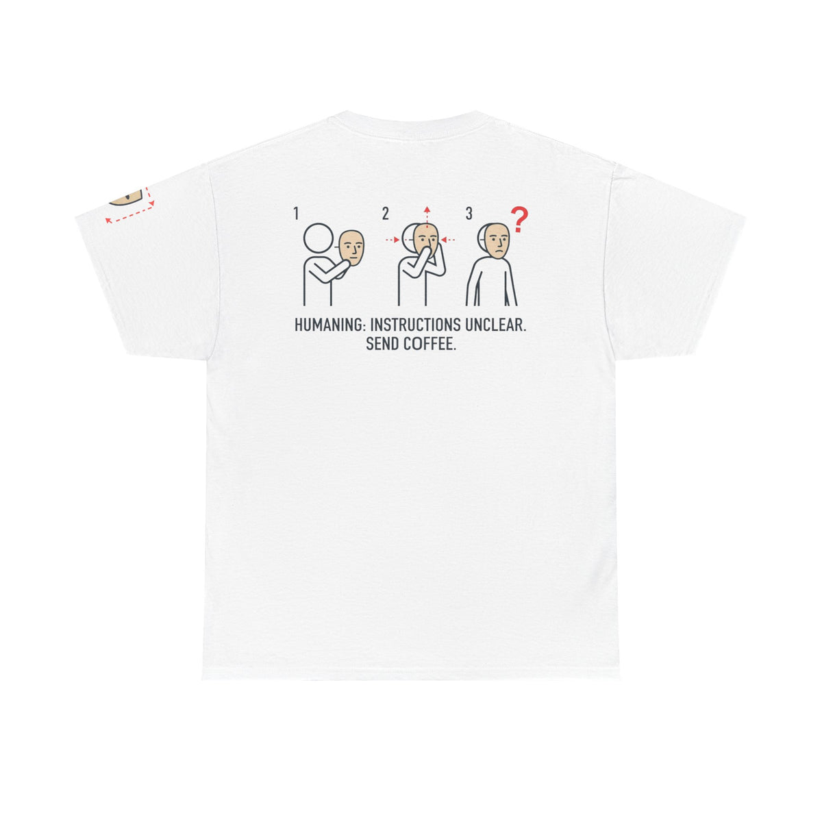 Color: White | Instructions Unclear Premium Graphic Tee