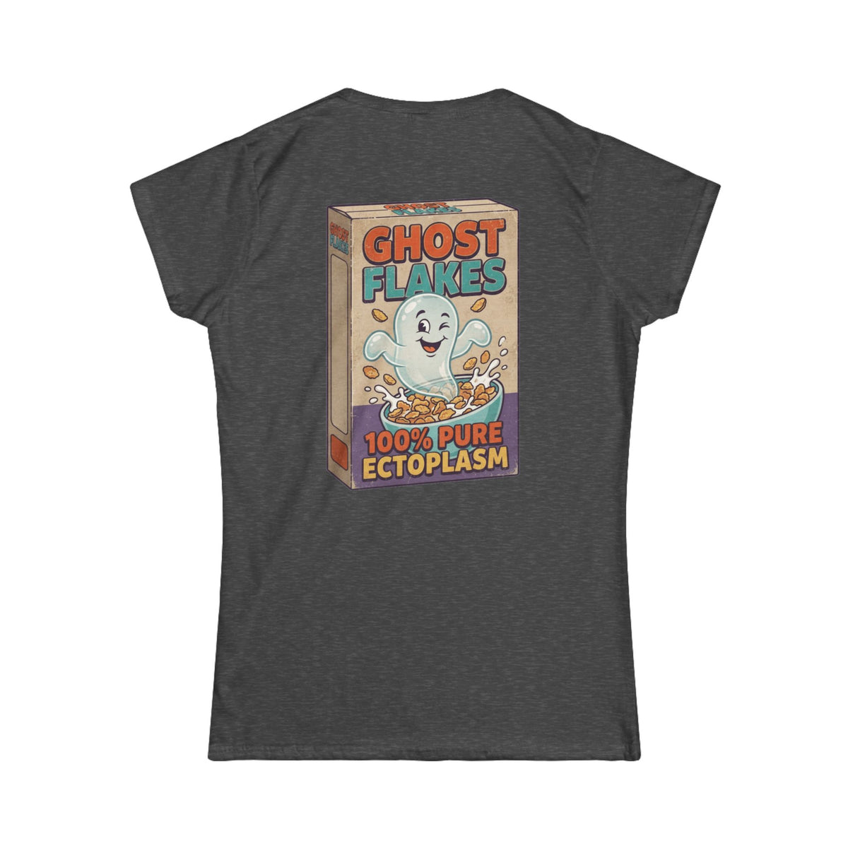 Color: Dark Heather | Ghost Flakes Women's Tee