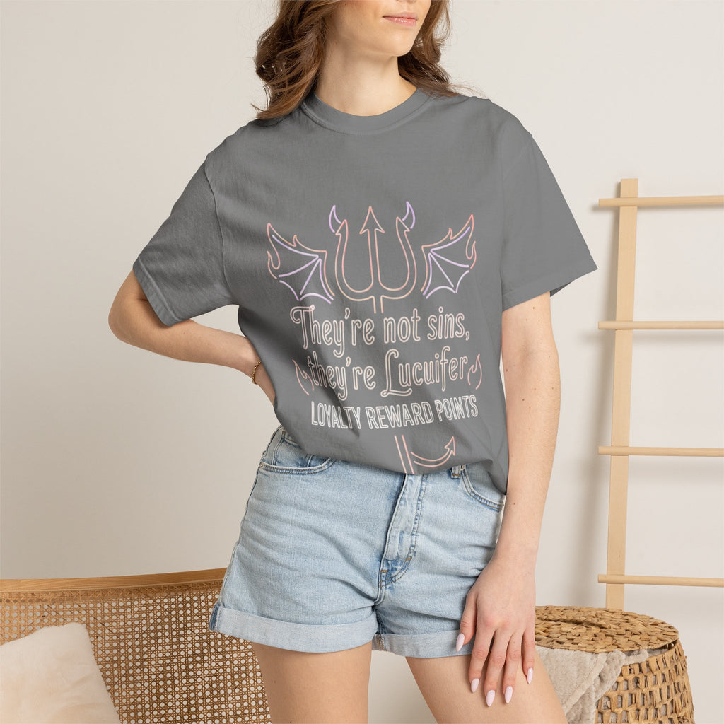 "Infernal Rewards Program" Unisex Garment-Dyed T-shirt