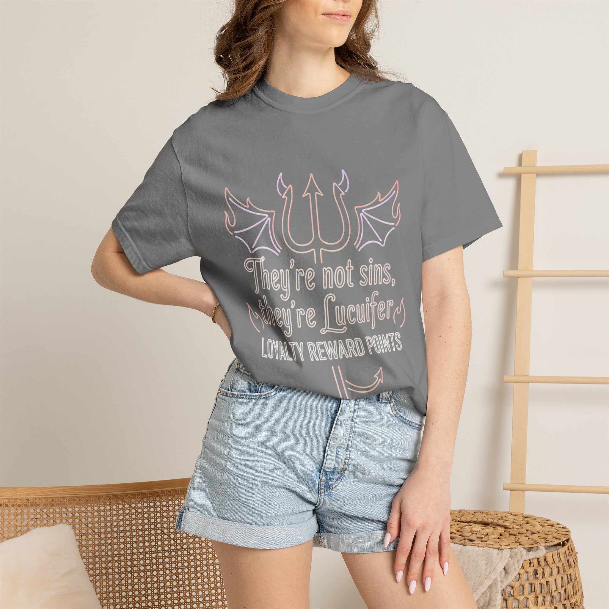"Infernal Rewards Program" Unisex Garment-Dyed T-shirt